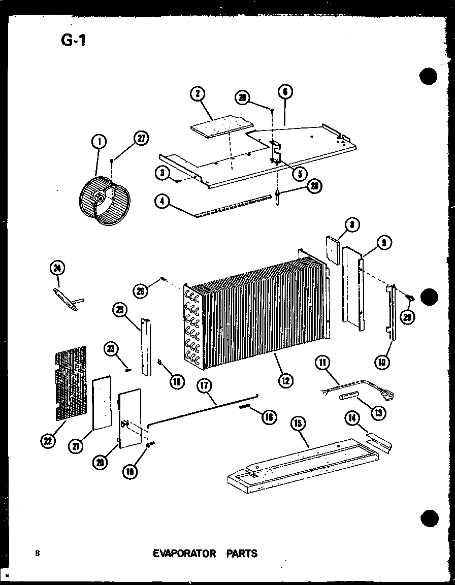 Evaporator parts
