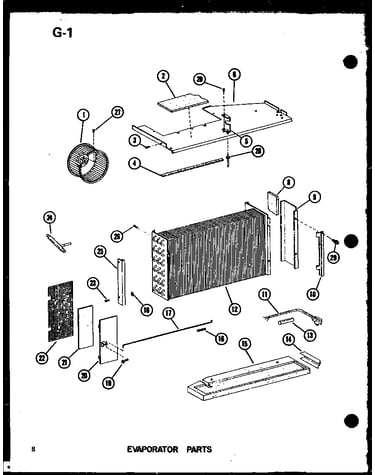 Evaporator parts