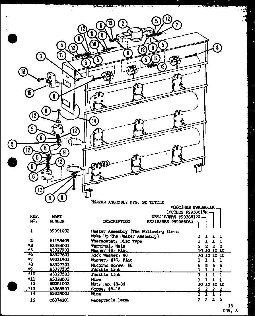 (es218ehes/p9938606r) (wes2183hes/p9938612r) (18c3hes/p9938615r) (w18c3hes/p9938616r)