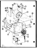 Evaporator and fan motor parts