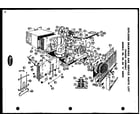 Amana 150C-8P chasis assembly (100a-3p) (150a-3p) (200a-3p) (100a-3ph) (150a-3ph) (200a-3ph) diagram