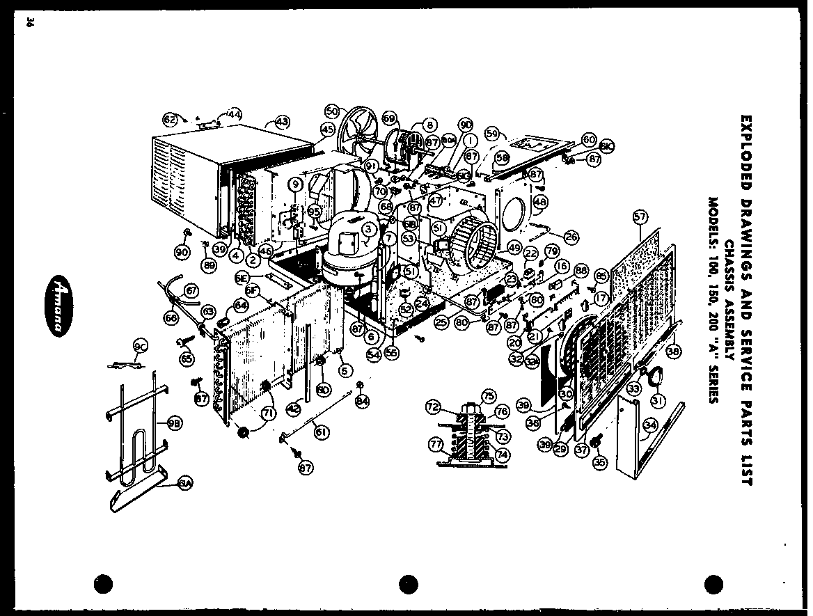 CHASIS ASSEMBLY (100A-3P) (150A-3P) (200A-3P) (100A-3PH) (150A-3PH) (200A-3PH)