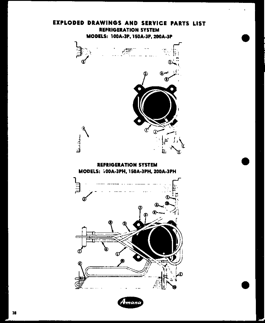 REFRIGERATION SYSTEM (100A-3P) (150A-3P) (200A-3P) (100A-3PH) (150A-3PH) (200A-3PH)