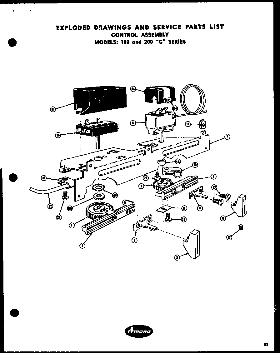 CONTROL ASSEMBLY (150C-3P) (150C-8P) (200C-3P) (200C-8P) (150C-3PH) (200C-3PH)