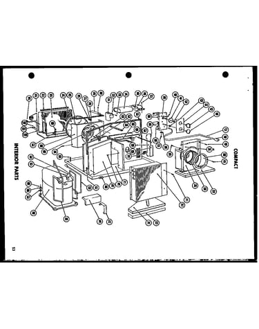 Interior parts (9-5d) (9-5dh) (9-3d) (11-5e) (11-5eh) (11-2e) (11-2em) (12-3e) (12-3em) (12-3eh) (109-3f) (106-2e) (106-2em) (106-2eh) (109-5f) (109-2e) (109-2em)