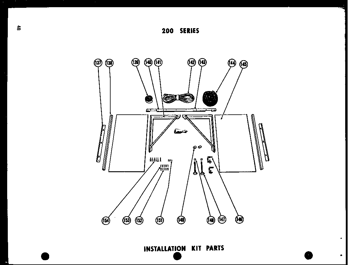 Installation kit parts