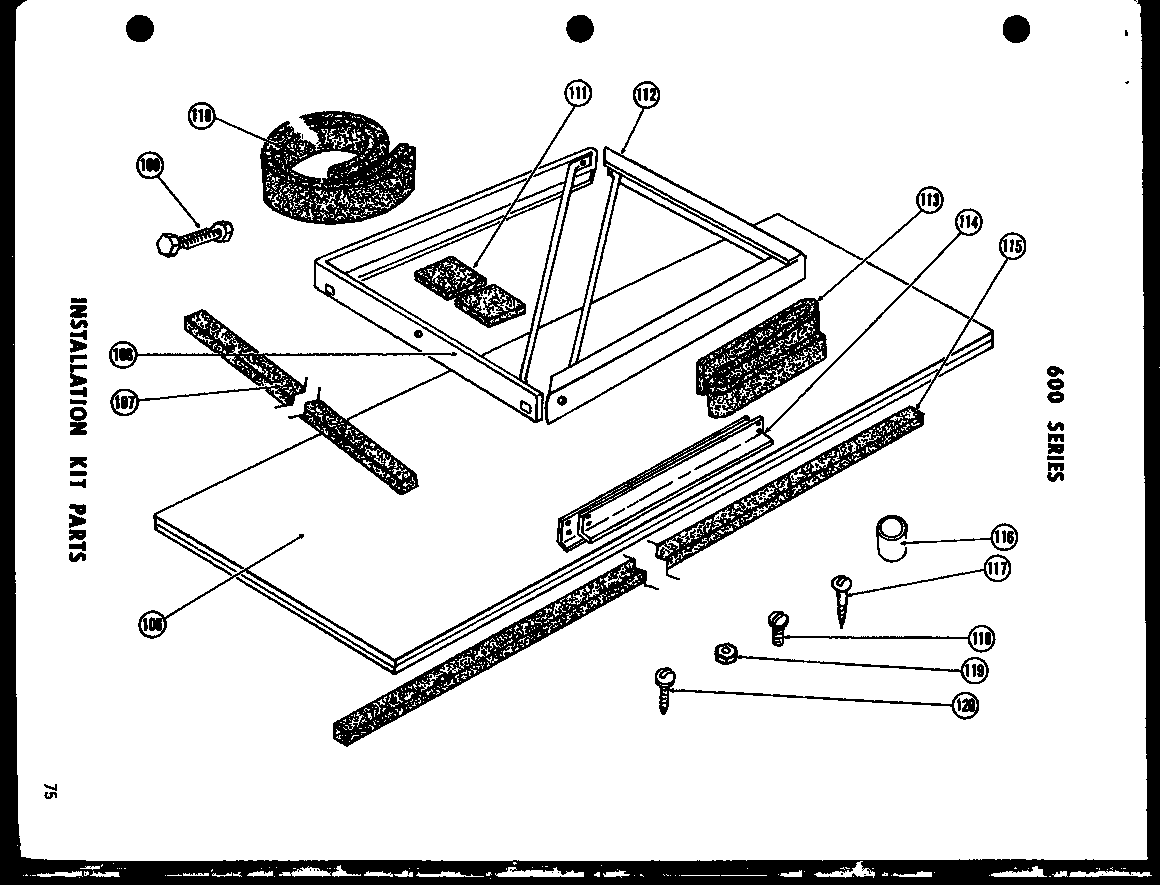 Insulation kit parts