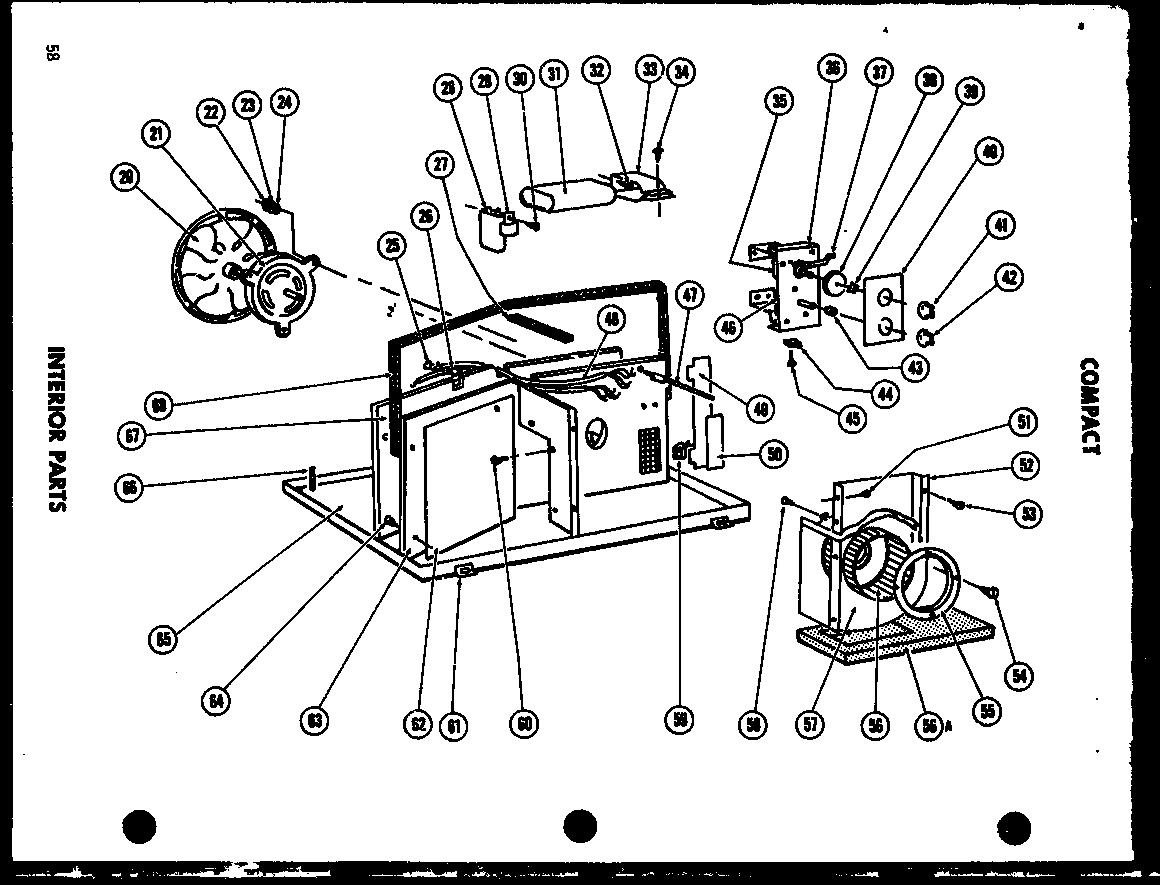 COMPACT INTERIOR PARTS (9-3G/P54390-21R) (9-5G/P54390-22R) (9-5GH/P54390-23R) (11-2G/P54390-24R) (11-2GM/P54336-10R) (11-5G/P54390-25R) (11-5GH/P54390-26R) (12-3G/P54390-27R) (12-3GM/P54336-11R) (12-3GH/P54390-28R) (11-2G/P54390-37R) (11-2GM/P54336-18R) (