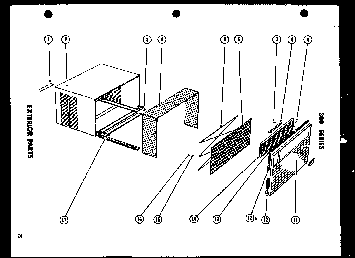 Exterior parts (329-3b/p58055-14r)