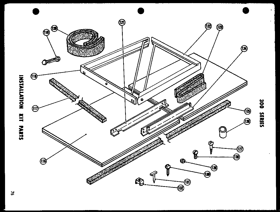 Installation parts (329-3b/p58055-14r)