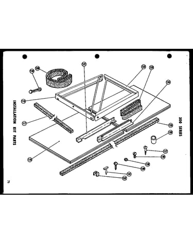 Installation parts (329-3b/p58055-14r)