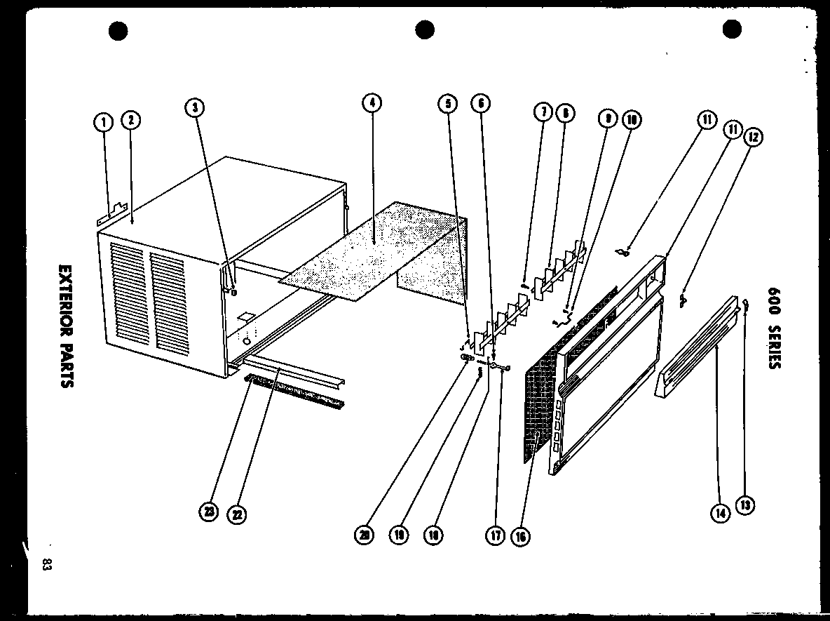 Exterior parts (624-5g-1/p54302-26r) (624-5g-1/p54302-39r) (624-5gh-1/p54302-25r) (624-5gh-1/p54302-40r)