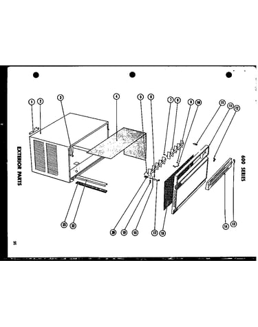 Exterior parts (624-3g-1/p54302-52r) (624-3gh-1/p54302-53r)