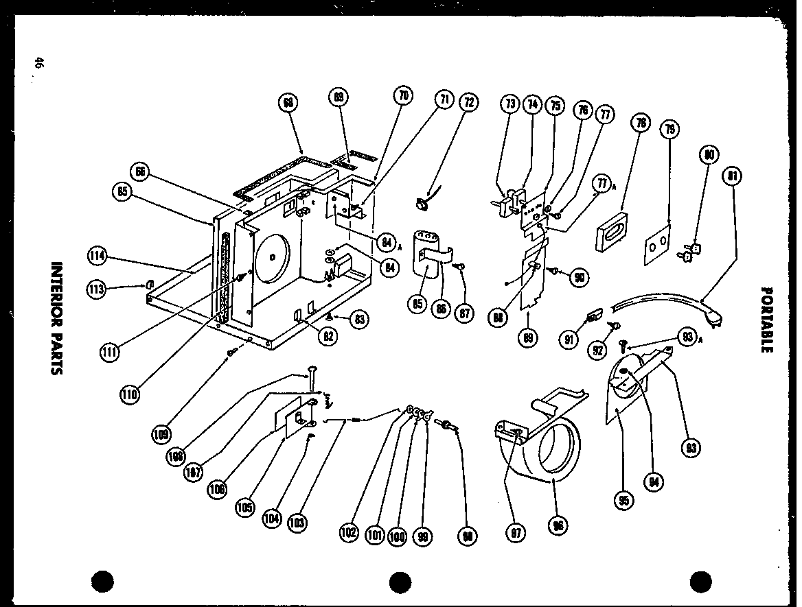 INTERIOR PARTS (5SPJM/P54360-32R) (5P-2JM/P54360-33R) (6P-2JM/P54360-22R) (6P-2JM/P54360-34R) (6P-2AJM/P54360-28R) (6-SPH/P54358-10R) (6P-5J/P54358-15R) (8P-2JM/P54360-35R) (8P-5J/P54358-16R)