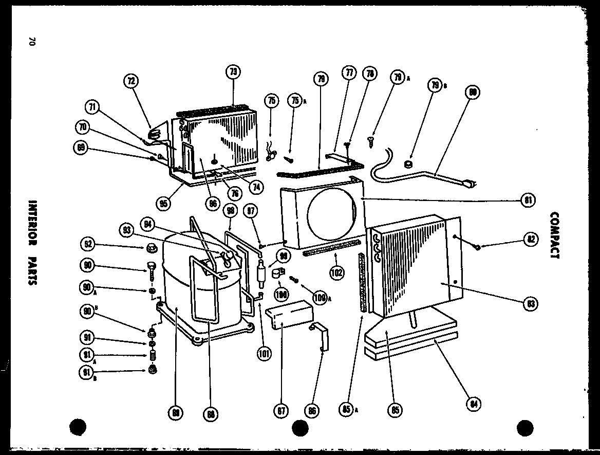 Interior parts (11-5g/p54390-70r) (11-5j/p54390-70r) (11-5gh/p54390-72r)