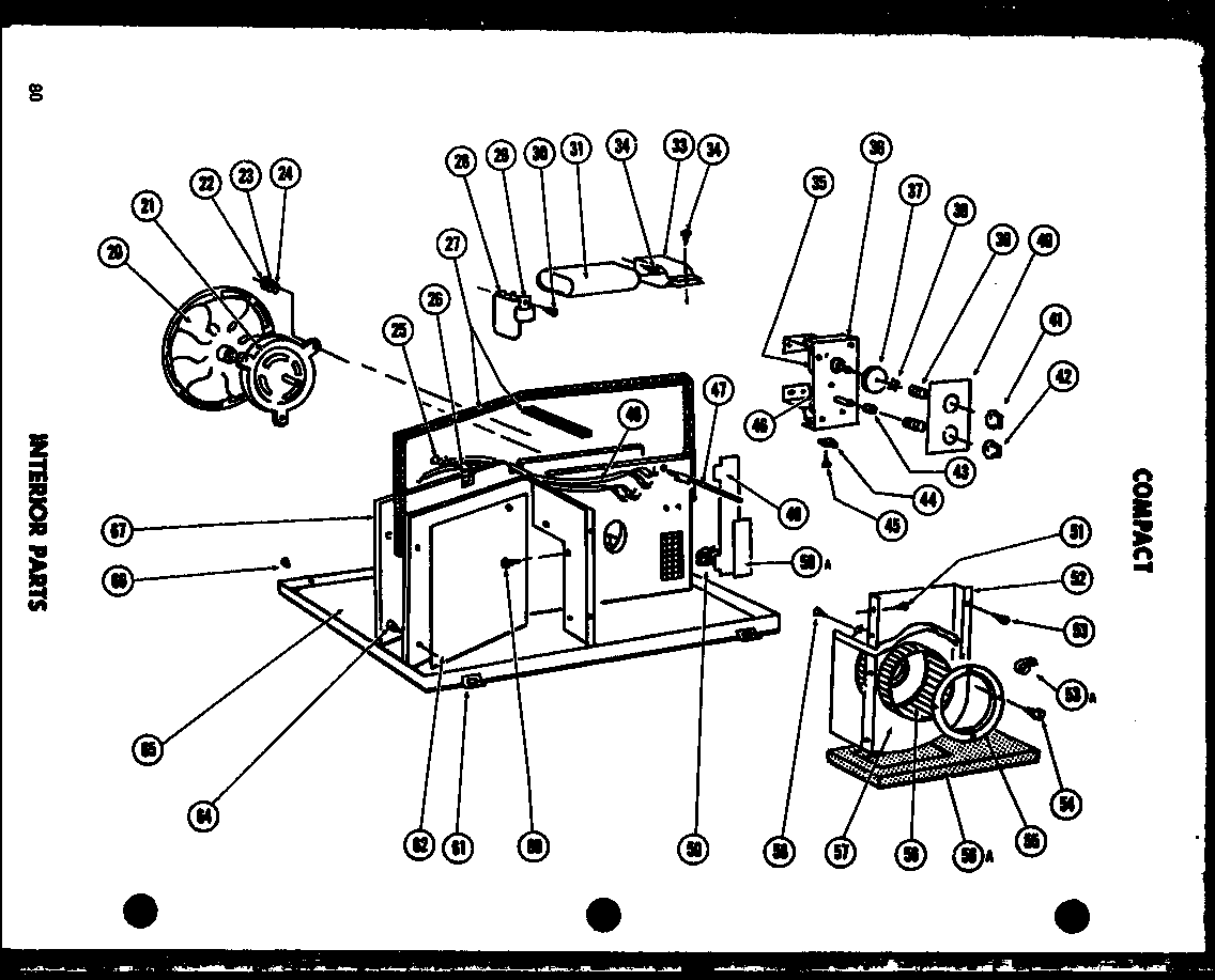 INTERIOR PARTS (106-2J/P54390-78R) (106-2JH/P54390-79R) (109-3J/P54390-80R) (109-5G-1/P54390-81R) (109-5J/P54390-81R) (109-5JH/P54390-82R) (109-2J/P54390-83R) (109-2GM/P54336-38R) (109-2JM/P54336-38R) (109-2GH/P54390-84R) (109-2JH/P54390-84R)