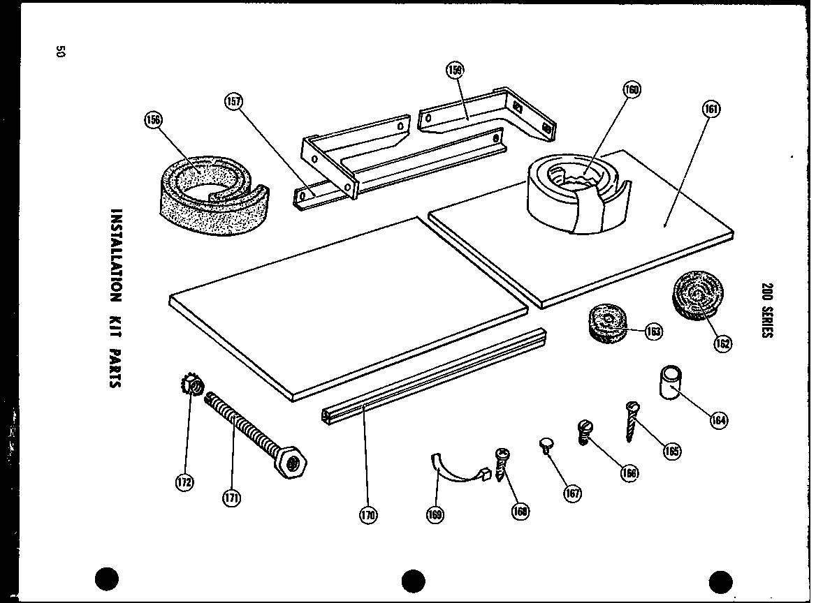 Installationkit parts (210w-3j/p54655-26r) (210w-3jh/p54655-27r) (212-2j/p54655-15r) (212-3j/p54655-16r) (212d-3j/p54655-10r) (212d-3jh/p54655-30r) (213-5j/p54655-21r) (213-5jh/p54655-22r) (215-3j/p54655-17r) (215-3jh/p54655-18r) (215d-3j/p54655-11r) (215