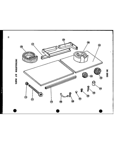 Installationkit parts (210w-3j/p54655-26r) (210w-3jh/p54655-27r) (212-2j/p54655-15r) (212-3j/p54655-16r) (212d-3j/p54655-10r) (212d-3jh/p54655-30r) (213-5j/p54655-21r) (213-5jh/p54655-22r) (215-3j/p54655-17r) (215-3jh/p54655-18r) (215d-3j/p54655-11r) (215
