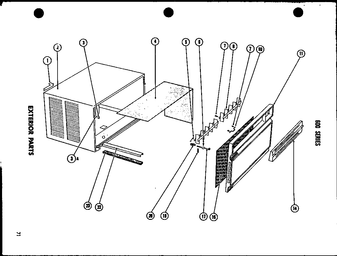 EXTERIOR PARTS (210W-3J/P54655-26R) (210W-3JH/P54655-27R) (212-2J/P54655-15R) (212-3J/P54655-16R) (212D-3J/P54655-10R) (615-2J/P54720-1R) (621-3J/P54720-2R) (621-5J/P54720-3R)