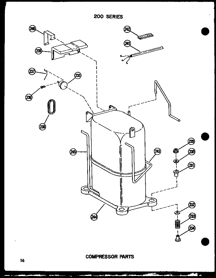 COMPRESSOR PARTS (212-2J-1/P54655-56R) (212-2JM/P54655-42R) (212D-3JM/P54655-43R) (212-3J-1/P54655-53R) (215-3J-1/P54655-54R) (215-3JM/P54655-44R) (215D-3JM/P54655-45R) (218-3JM/P54655-46R) (218D-3JM/P54655-47R) (218-3J-1/P54655-55R)