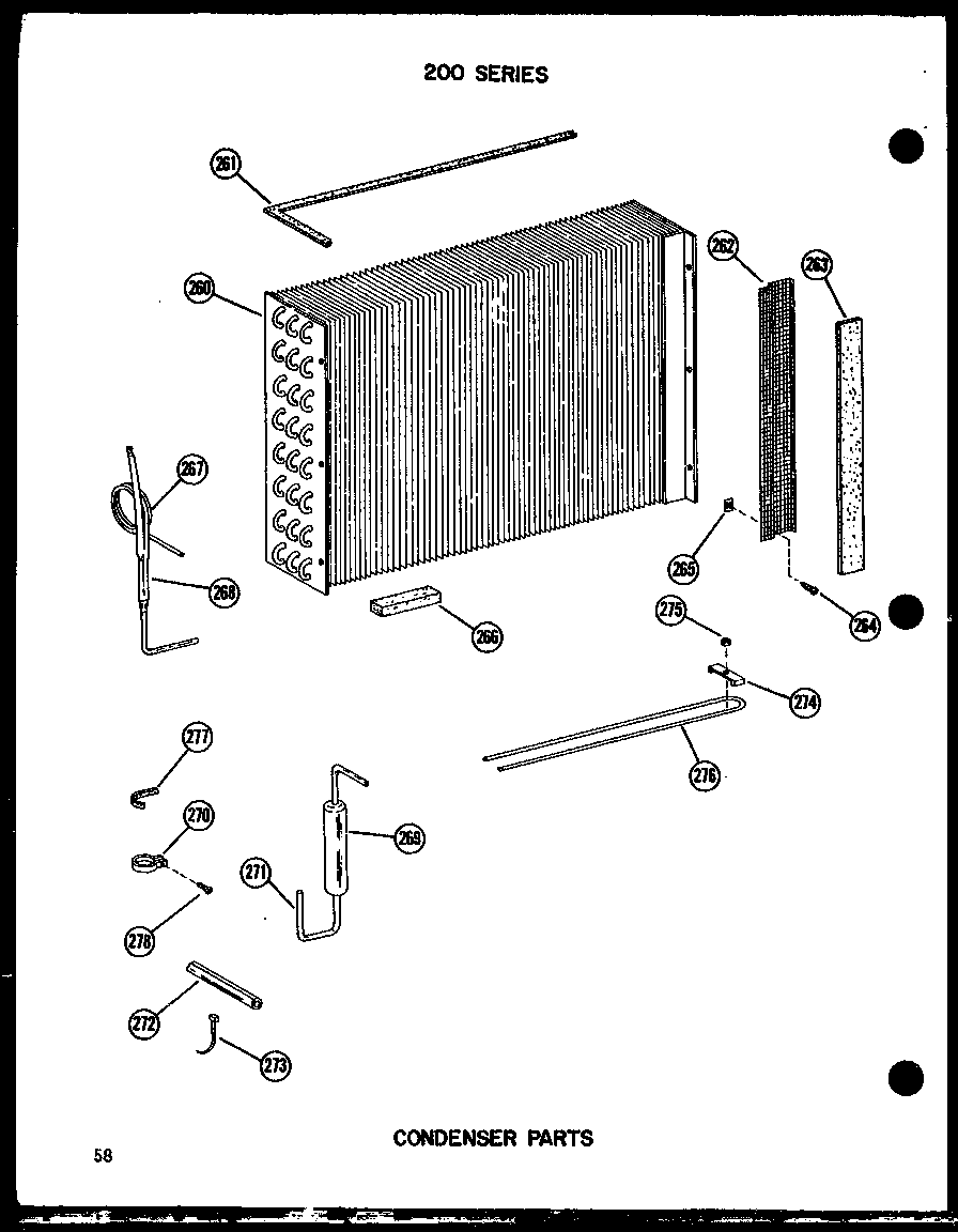 Condenser parts (212-2j-1/p54655-56r) (212-2jm/p54655-42r) (212d-3jm/p54655-43r) (212-3j-1/p54655-53r) (215-3j-1/p54655-54r) (215-3jm/p54655-44r) (215d-3jm/p54655-45r) (218-3jm/p54655-46r) (218d-3jm/p54655-47r) (218-3j-1/p54655-55r)