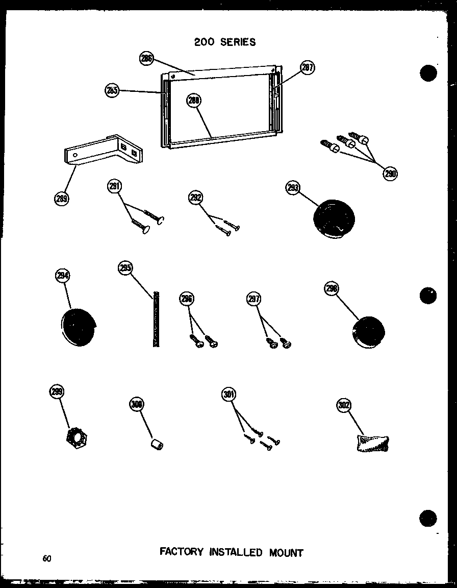Factory installed mount (212-2jm/p54655-42r) (212d-3jm/p54655-43r) (215-3jm/p54655-44r) (215d-3jm/p54655-45r) (218-3jm/p54655-46r) (218d-3jm/p54655-47r)