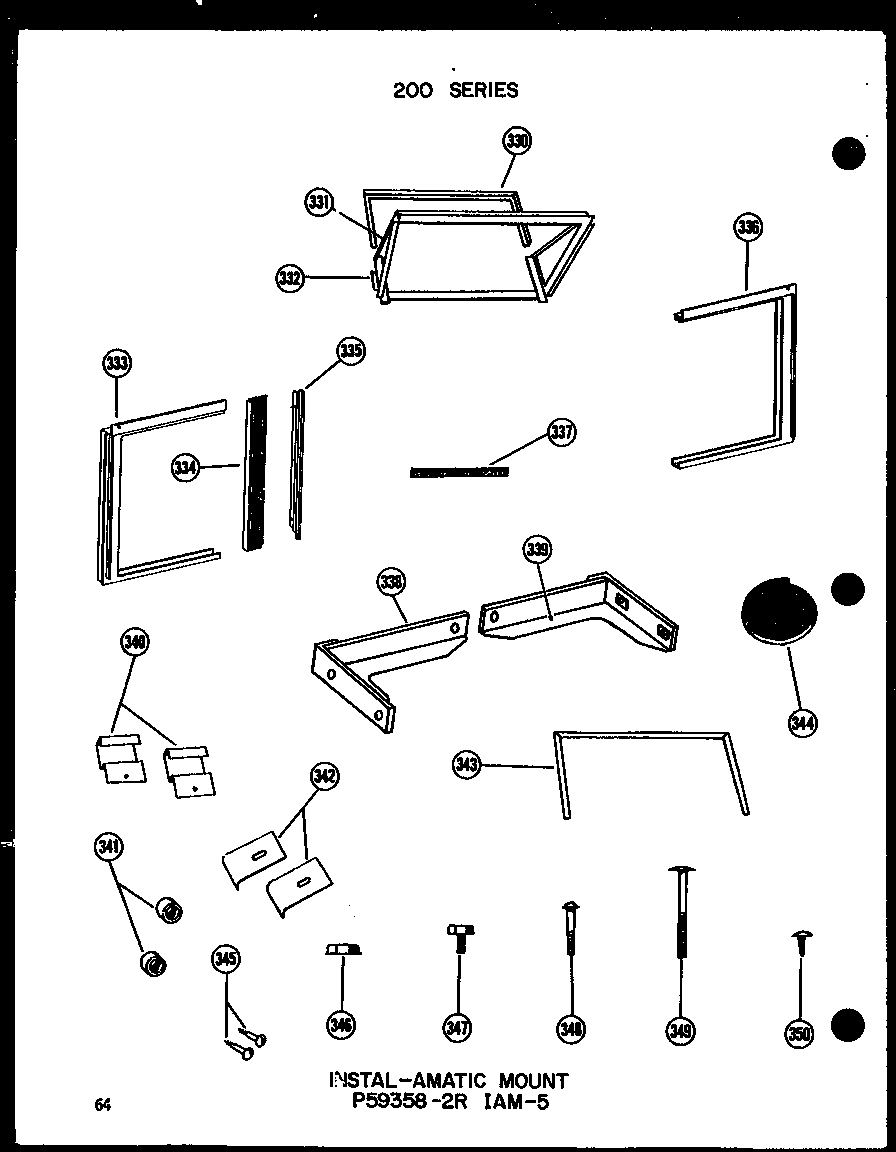 INSTAL-AMATIC MOUNT (212-2J-1/P54655-56R) (215-3J-1/P54655-54R) (218-3J-1/P54655-55R)