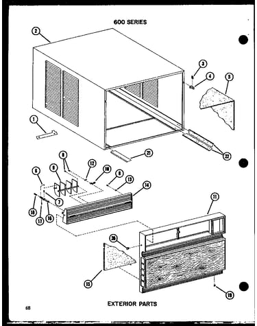 Exterior parts (615-2j/p54720-1r) (621-3j/p54720-2r) (621-3j-1/p54720-26r) (621-5j/p54720-3r) (624-3j-1/p54720-6r) (624-3j/p54720-5r) (624-3j/p54720-4r) (624-3jh/p54720-19r) (624-3jh/p54720-18r) (624-5j/p54720-20r) (624-5jh/p54720-14r) (628-3j/p54302-55r)