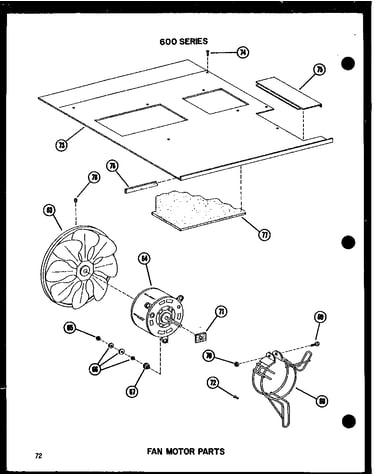 Fan motor parts (615-2j/p54720-1r) (621-3j/p54720-2r) (621-3j-1/p54720-26r) (621-5j/p54720-3r) (624-3j-1/p54720-6r) (624-3j/p54720-5r) (624-3j/p54720-4r) (624-3jh/p54720-19r) (624-3jh/p54720-18r) (624-5j/p54720-20r) (624-5jh/p54720-14r) (628-3j/p54302-55r