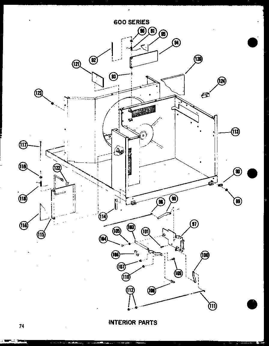 INTERIOR PARTS (615-2J/P54720-1R) (621-3J/P54720-2R) (621-3J-1/P54720-26R) (621-5J/P54720-3R) (624-3J-1/P54720-6R) (624-3J/P54720-5R) (624-3J/P54720-4R) (624-3JH/P54720-19R) (624-3JH/P54720-18R) (624-5J/P54720-20R) (624-5JH/P54720-14R) (628-3J/P54302-55R)