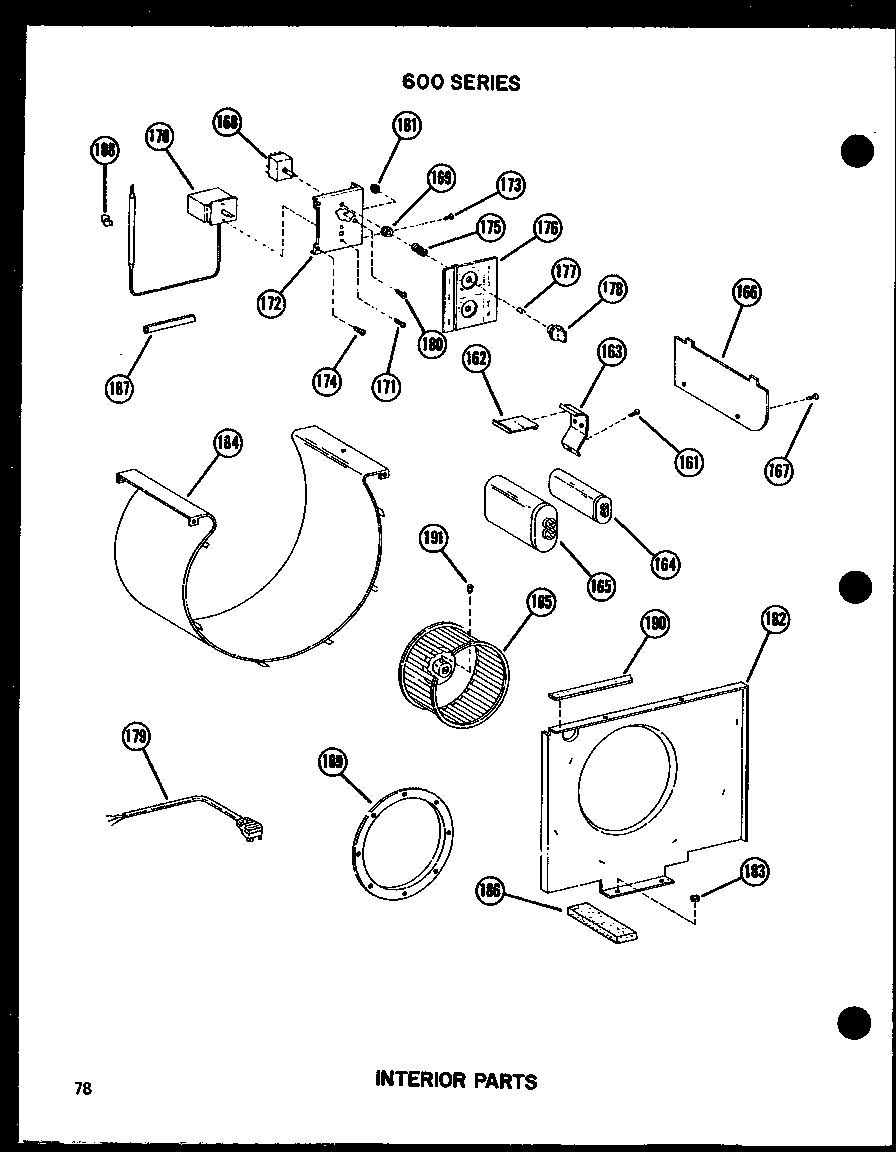 INTERIOR PARTS (615-2J/P54720-1R) (621-3J/P54720-2R) (621-3J-1/P54720-26R) (621-5J/P54720-3R) (624-3J-1/P54720-6R) (624-3J/P54720-5R) (624-3J/P54720-4R) (624-3JH/P54720-19R) (624-3JH/P54720-18R) (624-5J/P54720-20R) (624-5JH/P54720-14R) (628-3J/P54302-55R)