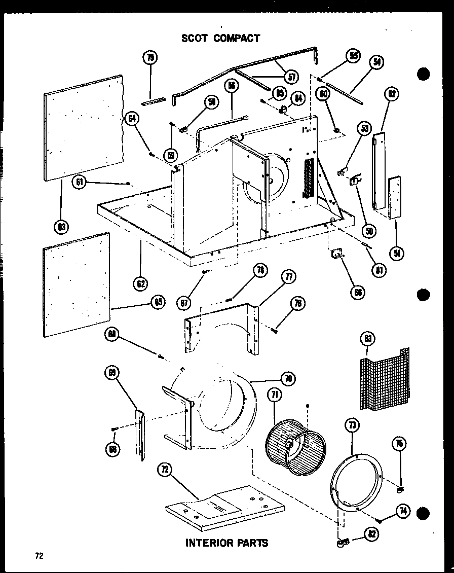 INTERIOR PARTS (7-2JM/P54336-64R) (11-5JH/P54336-66R) (12-3J/P54390-99R) (12-3JH/P54336-63R)