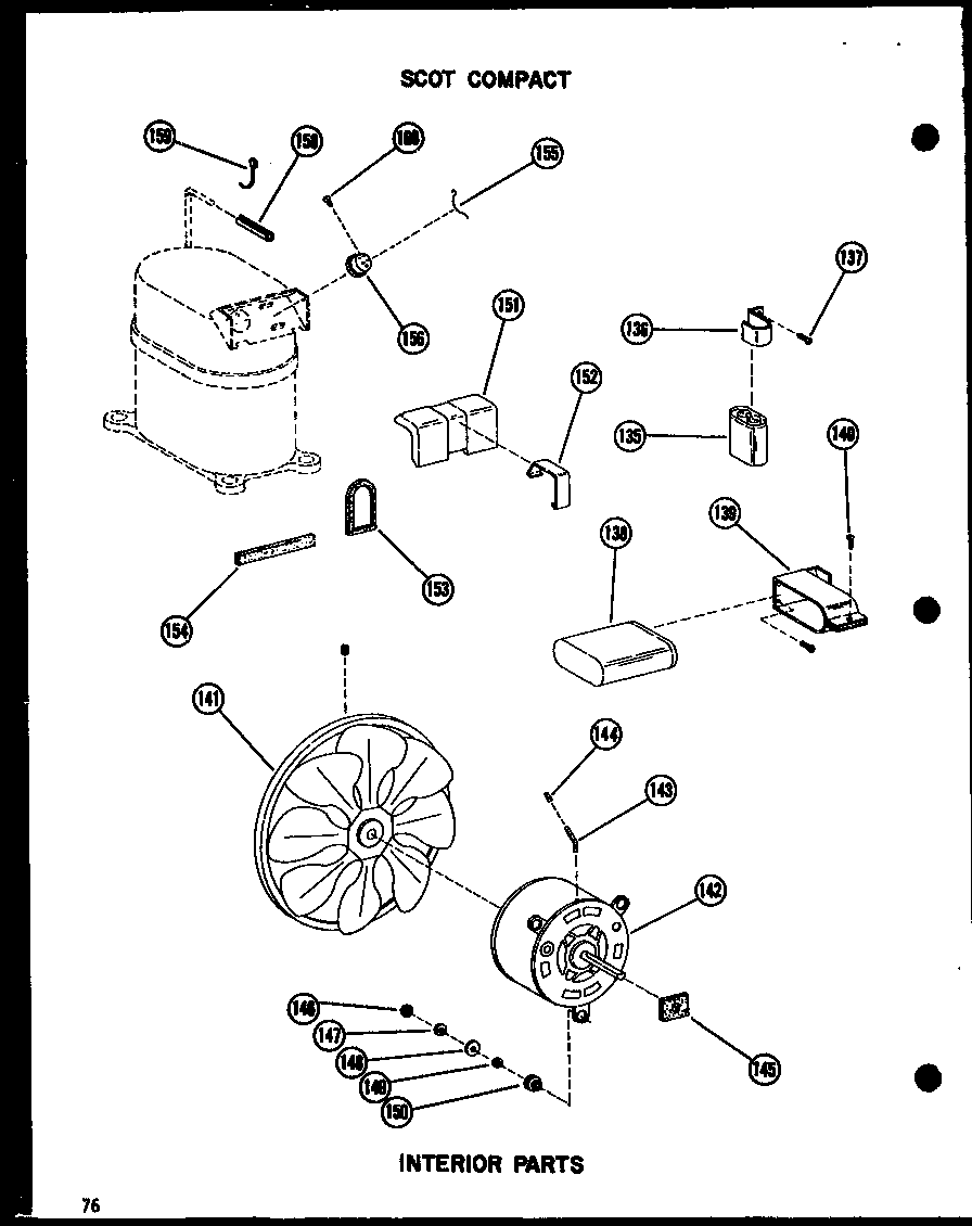 INTERIOR PARTS (7-2JM/P54336-64R) (11-5JH/P54336-66R) (12-3J/P54390-99R) (12-3JH/P54336-63R)