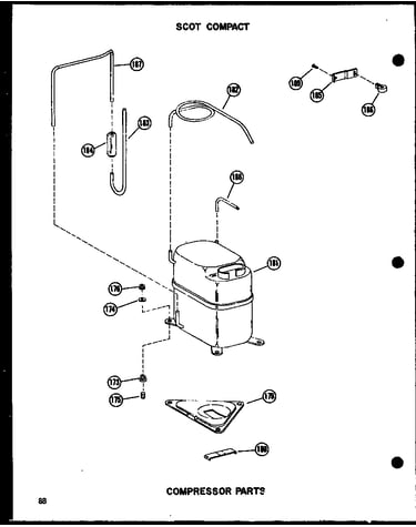 Compressor parts (8-2nm/p54974-1r) (9-2nm/p54974-8r) (9-2n/p54974-10r) (10-2nm/p54974-2r) (11-2nm/p54974-7r) (11-2n/p54974-11r) (12-2nm/p54974-9r) (12-2n/p54974-12r) (13-3nm/p54974-3r) (13-3n/p54974-13r)