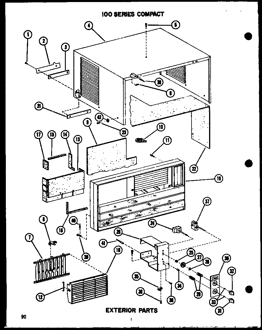 EXTERIOR PARTS (109-2J/P54390-97R)