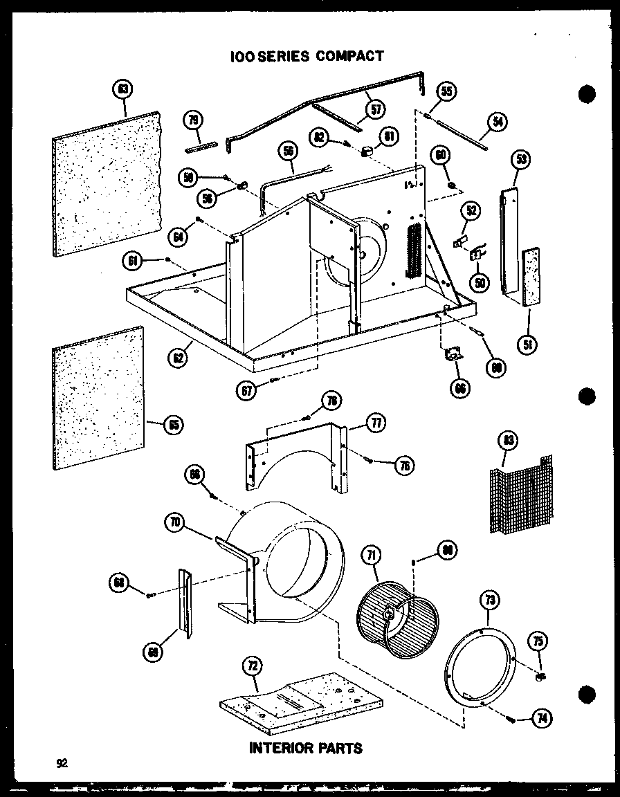 Interior parts (109-2j/p54390-97r)