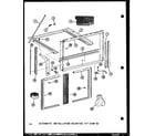 Amana 109-2NH/P54975-10R automatic installation mounting kit (1am-6) diagram