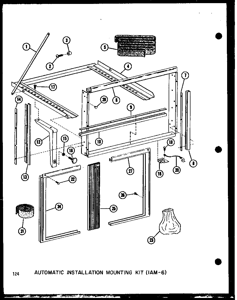 Automatic installation mounting kit (1am-6)