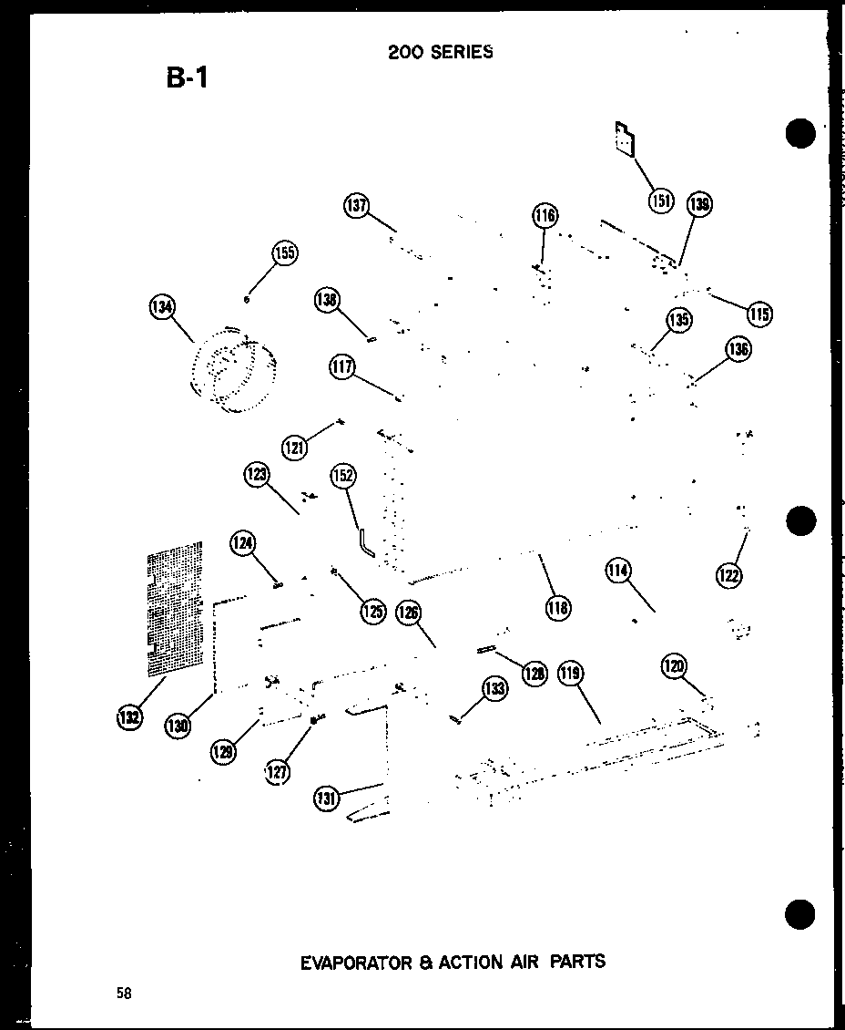 Evaporator & action air parts (212-2jm/p54655-65r) (614-2n/p54720-41r) (215-5j/p54655-63r) (621-3j-1/p54720-39r) (621-5j/p54720-34r) (215-3j-1/p54655-58r) (218-3jm/p54655-60r) (624-3j-1/p54720-40r) (218-5j/p54655-64r) (624-3j/p54720-28r) (624-3j/p54720-29