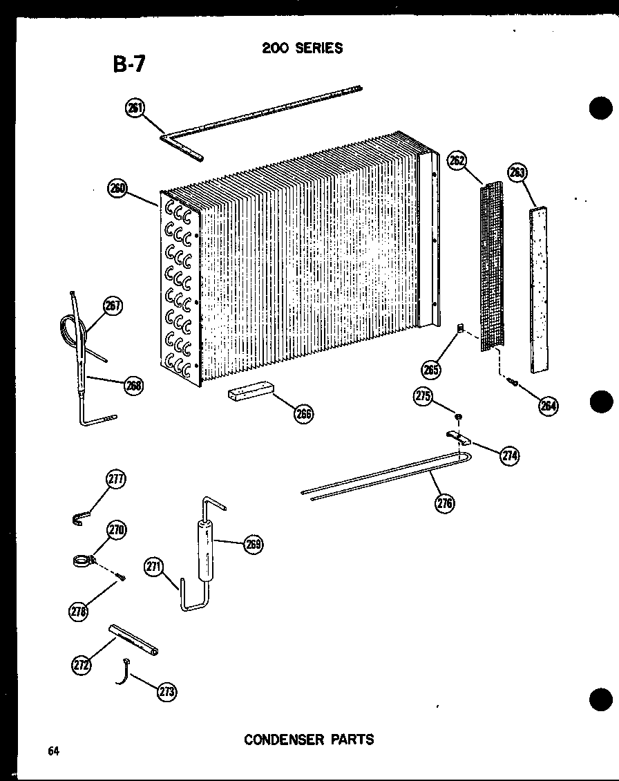 CONDENSER PARTS (212-2JM/P54655-65R) (614-2N/P54720-41R) (215-5J/P54655-63R) (621-3J-1/P54720-39R) (621-5J/P54720-34R) (215-3J-1/P54655-58R) (218-3JM/P54655-60R) (624-3J-1/P54720-40R) (218-5J/P54655-64R) (624-3J/P54720-28R) (624-3J/P54720-29R) (218-3J-1/P