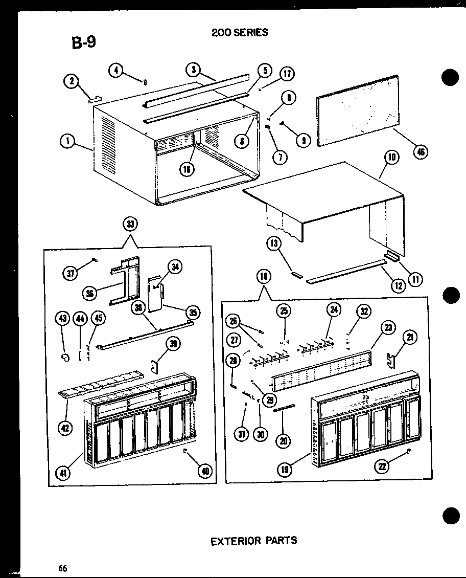 EXTERIOR PARTS (624-3JH/P54720-30R) (215-3NE/P54655-68R) (215-3N/P54655-67R) (624-3JH/P54720-31R) (624-5J/P54720-35R) (215-3JM/P54655-75R) (215D-3JH/P54655-76R) (624-5JH/P54720-36R) (628-3J/P54720-32R) (215D-3JM/P54655-77R) (215-5N/P54655-70R) (632-3J/P54