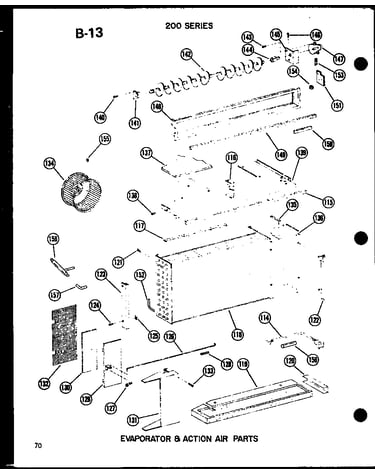 Evaporator & action air parts (624-3jh/p54720-30r) (215-3ne/p54655-68r) (215-3n/p54655-67r) (624-3jh/p54720-31r) (624-5j/p54720-35r) (215-3jm/p54655-75r) (215d-3jh/p54655-76r) (624-5jh/p54720-36r) (628-3j/p54720-32r) (215d-3jm/p54655-77r) (215-5n/p54655-7