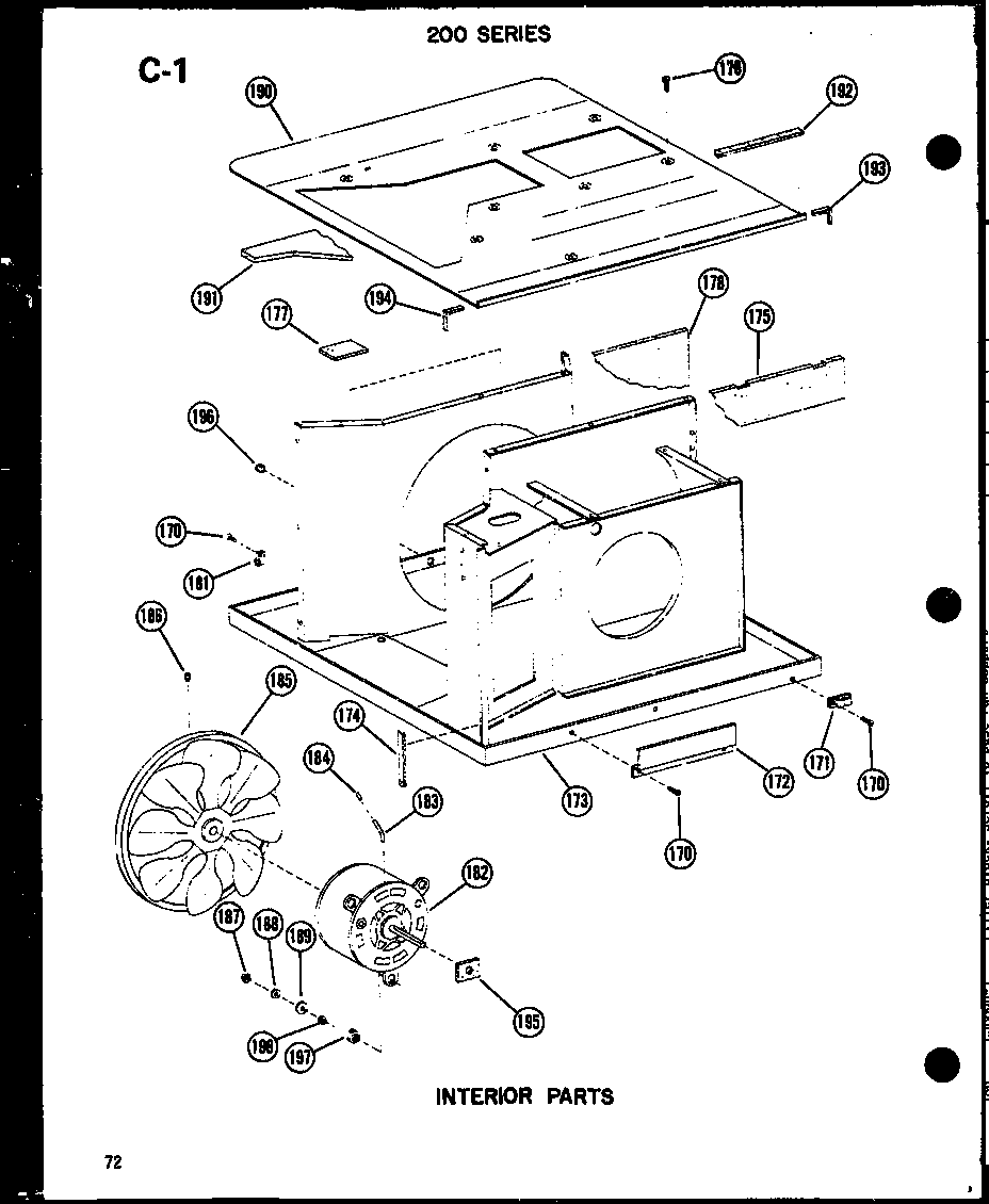 INTERIOR PARTS (624-3JH/P54720-30R) (215-3NE/P54655-68R) (215-3N/P54655-67R) (624-3JH/P54720-31R) (624-5J/P54720-35R) (215-3JM/P54655-75R) (215D-3JH/P54655-76R) (624-5JH/P54720-36R) (628-3J/P54720-32R) (215D-3JM/P54655-77R) (215-5N/P54655-70R) (632-3J/P54