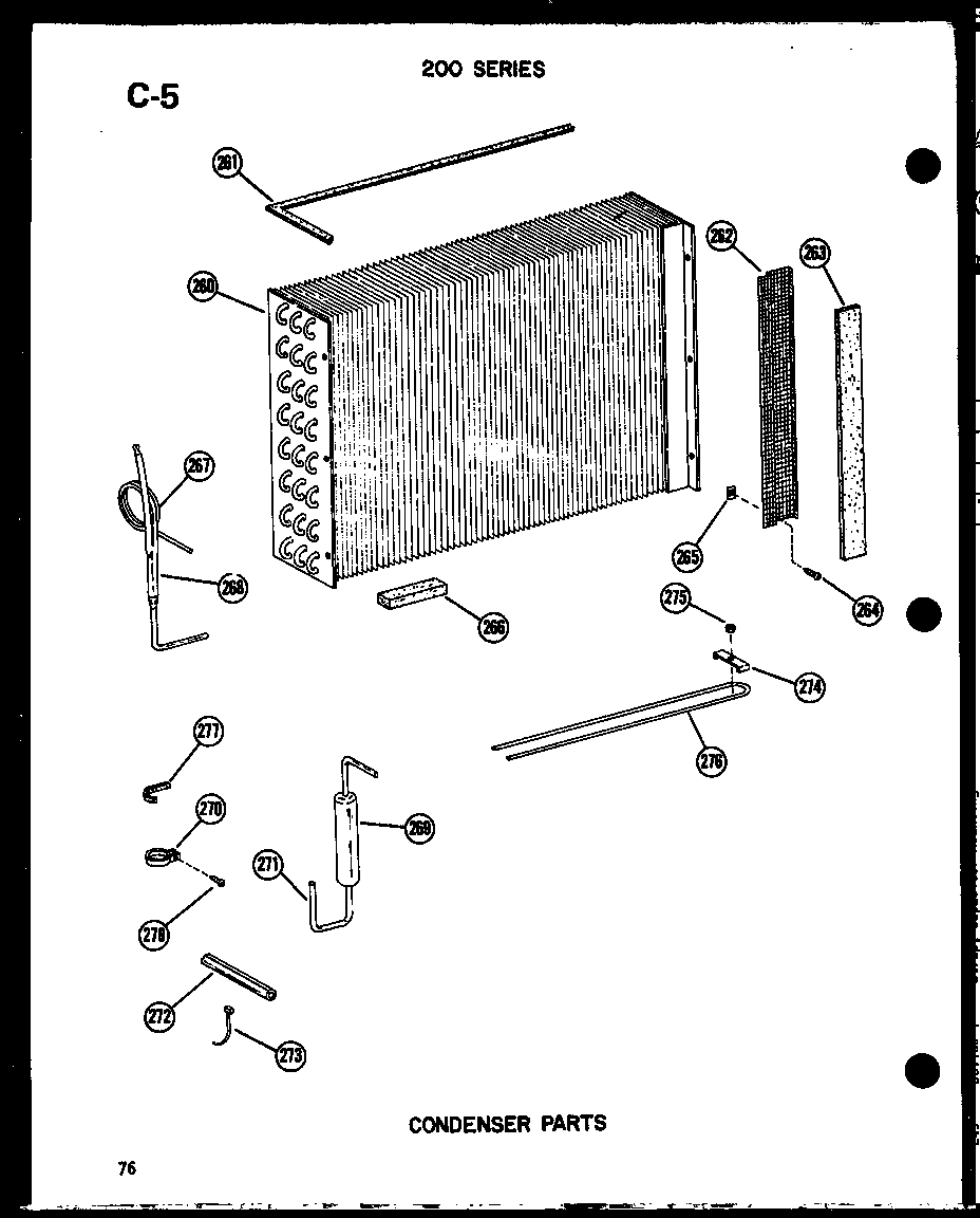 CONDENSER PARTS (624-3JH/P54720-30R) (215-3NE/P54655-68R) (215-3N/P54655-67R) (624-3JH/P54720-31R) (624-5J/P54720-35R) (215-3JM/P54655-75R) (215D-3JH/P54655-76R) (624-5JH/P54720-36R) (628-3J/P54720-32R) (215D-3JM/P54655-77R) (215-5N/P54655-70R) (632-3J/P5