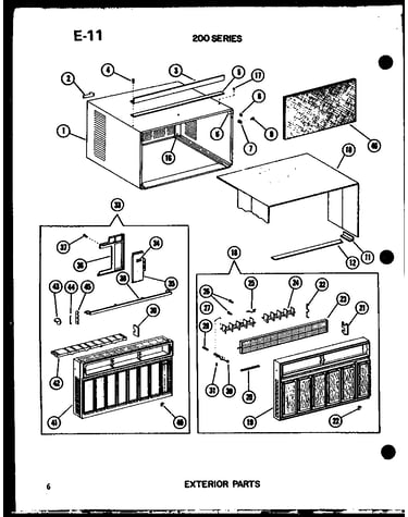 Exterior parts (215-3ne/p55417-8r) (215-3ew/p55417-26r) (215-3n/p55417-6r) (215-3w/p55417-27r) (215-3nh/p55417-5r) (215d-3hw/p55417-28r) (215-5n/p55417-9r) (218-3jm/p55417-2r) (218-3n/p55417-1r) (218d-3jm/p55417-4r) (218-5n/p55417-10r) (218d-3jh/p55417-3r