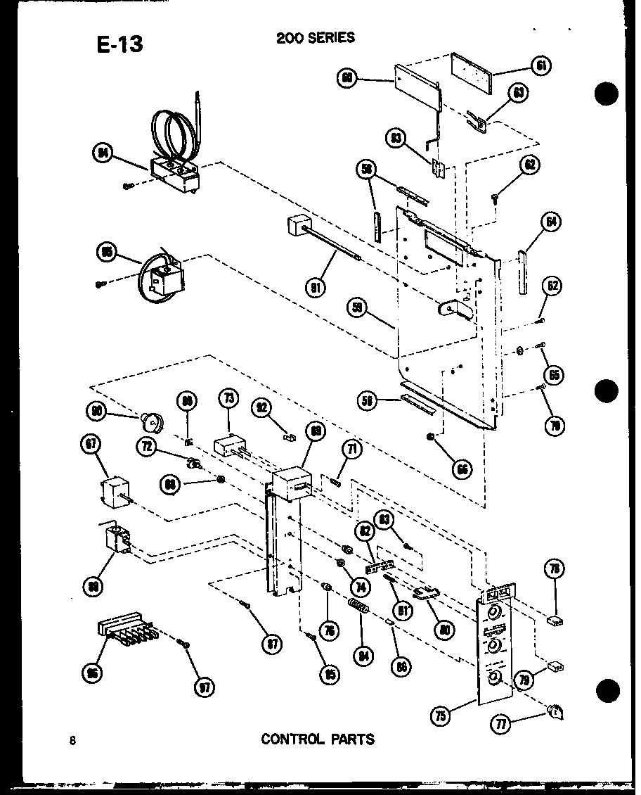 Control parts (215-3ne/p55417-8r) (215-3ew/p55417-26r) (215-3n/p55417-6r) (215-3w/p55417-27r) (215-3nh/p55417-5r) (215d-3hw/p55417-28r) (215-5n/p55417-9r) (218-3jm/p55417-2r) (218-3n/p55417-1r) (218d-3jm/p55417-4r) (218-5n/p55417-10r) (218d-3jh/p55417-3r)