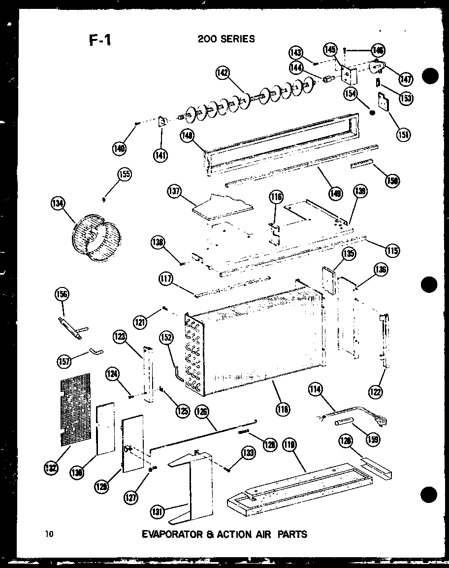 EVAPORATOR & ACTION AIR PARTS (215-3NE/P55417-8R) (215-3EW/P55417-26R) (215-3N/P55417-6R) (215-3W/P55417-27R) (215-3NH/P55417-5R) (215D-3HW/P55417-28R) (215-5N/P55417-9R) (218-3JM/P55417-2R) (218-3N/P55417-1R) (218D-3JM/P55417-4R) (218-5N/P55417-10R) (218