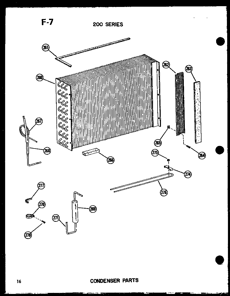 CONDENSER PARTS (215-3NE/P55417-8R) (215-3EW/P55417-26R) (215-3N/P55417-6R) (215-3W/P55417-27R) (215-3NH/P55417-5R) (215D-3HW/P55417-28R) (215-5N/P55417-9R) (218-3JM/P55417-2R) (218-3N/P55417-1R) (218D-3JM/P55417-4R) (218-5N/P55417-10R) (218D-3JH/P55417-3