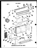 Evaporator & action air parts (218-3jm/p55417-23r) (218-3mw/p55417-29r) (218-3n/p55417-24r) (218-3w/p55417-30r) (218d-3jm/p55417-21r) (218d-3mw/p55417-31r) (218d-3jh/p55417-22r) (218d-3hw/p55417-32r)