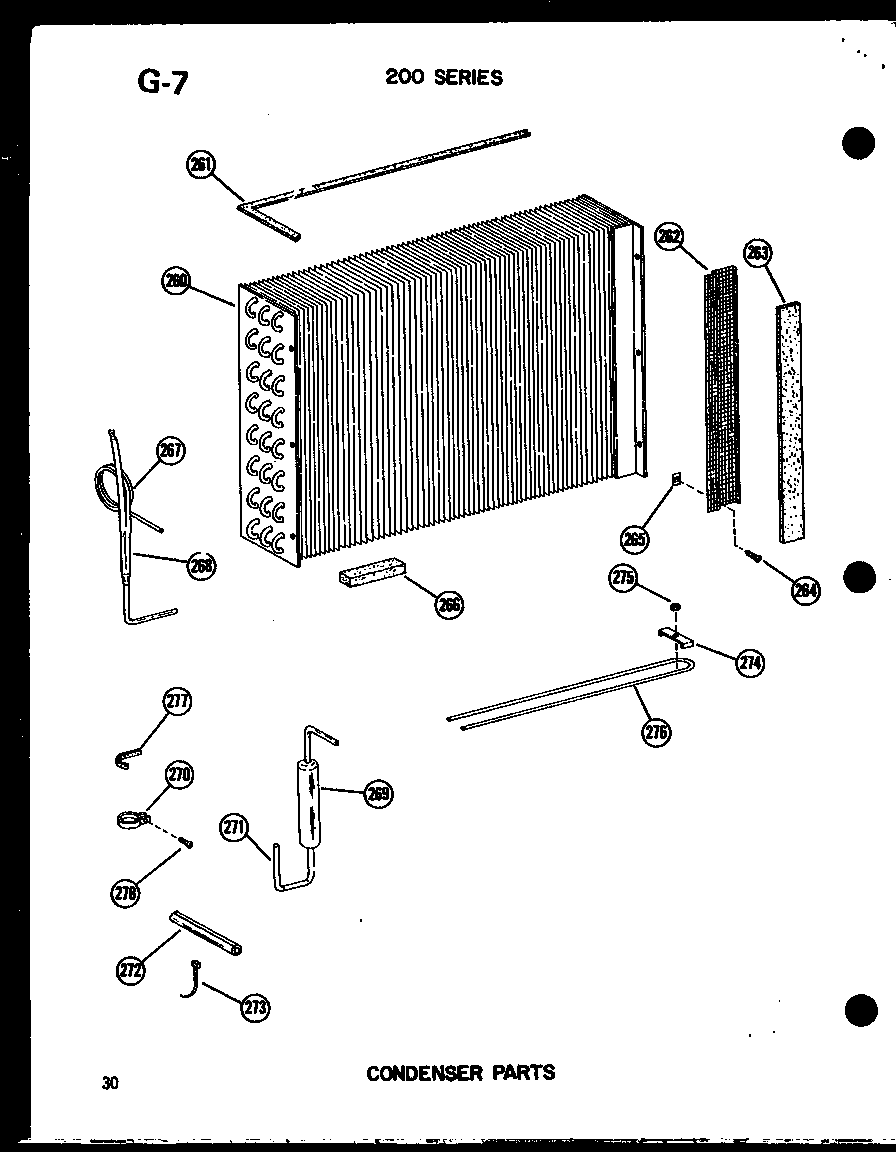 CONDENSER PARTS (218-3JM/P55417-23R) (218-3MW/P55417-29R) (218-3N/P55417-24R) (218-3W/P55417-30R) (218D-3JM/P55417-21R) (218D-3MW/P55417-31R) (218D-3JH/P55417-22R) (218D-3HW/P55417-32R)